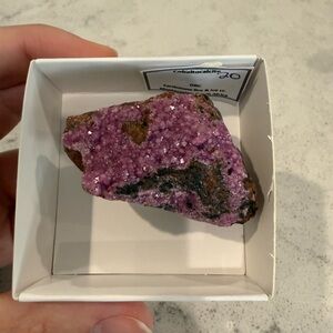 Cobalto Calcite Mineral Specimen